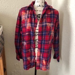 Distressed Bleached Flannel